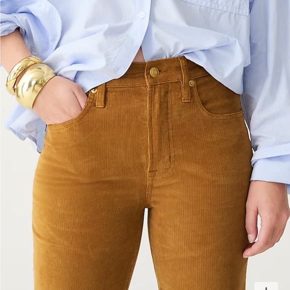 J Crew Vintage slim-straight corduroy pant in mustard - Picture 8 of 8